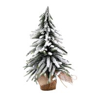 Magideal - De Navidad Artificial, Centro De Mesa De Pino, Vacaciones Rústicas, Nevado En Miniatura Para Oficina, Chimenea, Fiesta, Navidad, Año Nuevo 35Cm
