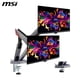 thumbnail image 2 of Soporte para doble monitor MSI MPG MT161DR Premium RGB, 2 of 7