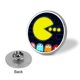 thumbnail image 3 of Pac-Man-Theme Round Button Badge: Premium Metal Construction, Ideal for High-End Events 2.8 cm, 3 of 6
