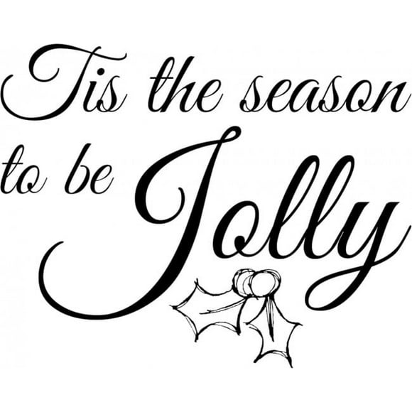 Decomural Tis The Season To Be Jolly Christmas WS-50016