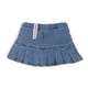 thumbnail image 2 of Short Falda Bebé Niña Denim Bolsillos Celeste Pillin, 2 of 3