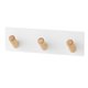 thumbnail image 3 of Ganchos Magnéticos Para Llaves, Soporte De Madera Para Pared, Colgador De Llaves Para Toallas, Sombreros, Llaves, Color Blanco, 3 of 3