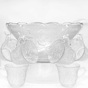 Maxim - Ponchera De Vidrio Set 27 Piezas