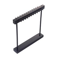 Magideal - Bandeja De Madera Para Exhibición De Joyas, Collares, Colgantes, Bufandas, Pulseras, Relojes, Con Ganchos Para Almacenamiento, Escaparate Para Ferias Comerciales. Ganchos Laterales Dobles