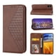 thumbnail image 1 of Funda Flip FOXDOCK para iPhone X/XS , Estilo Billetera con Diseño Rombo, Correa de Mano y Soporte, Uso Diario, 1 of 5