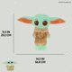 thumbnail image 4 of Peluche KIDS PREFERRED Grogu 28 cm Baby Yoda, compañero de abrazos, 4 of 6