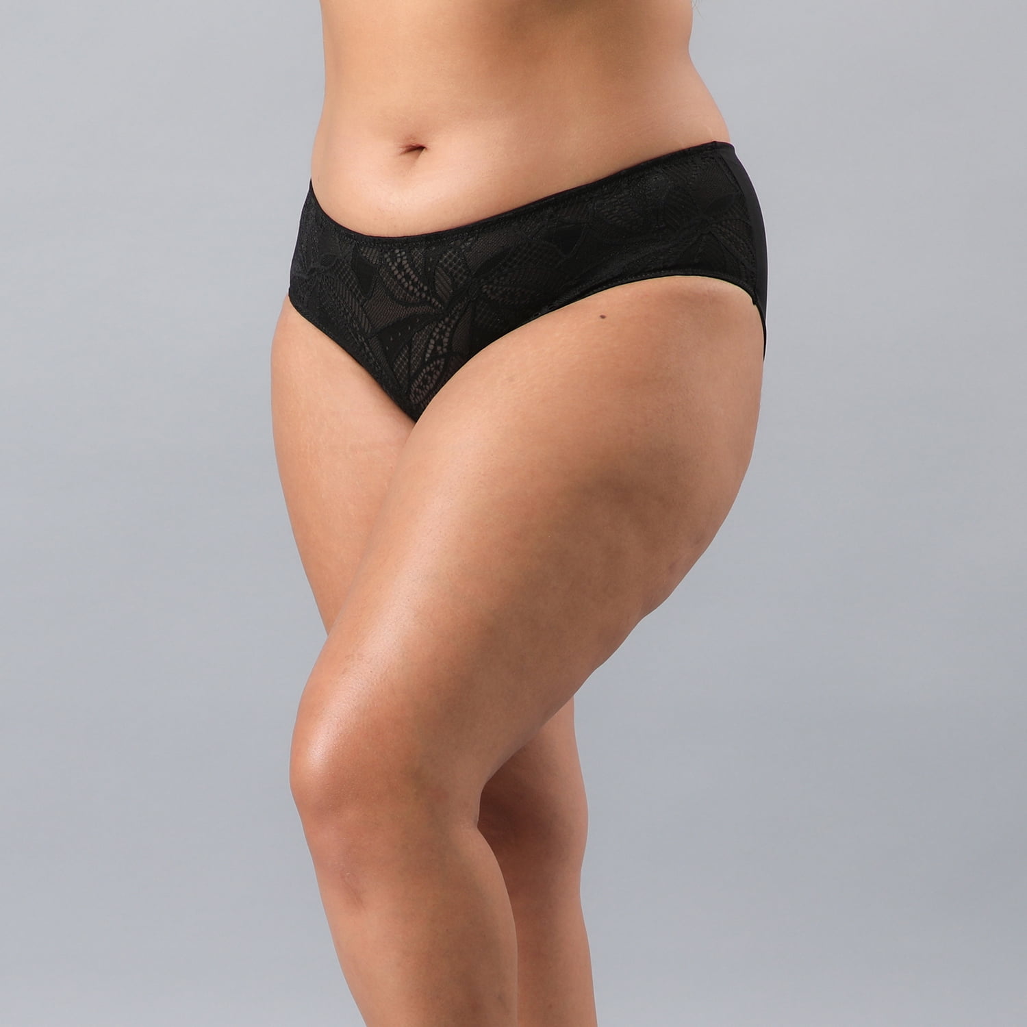 Pantaleta Con Encaje Mujer Flores 13487-2