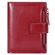 thumbnail image 1 of Mujeres Cuero Pequeño Bloqueo Bifold Cremallera Bolsillo Cartera Señoras Tarjeta Ranuras Bolso Bolsillo Cartera Cartera Caso Bolso Con Ventana De Identificación (rojo), 1 of 3