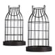 thumbnail image 4 of Farol De Vela De Granja Con Base De Madera Retro Para Encimera, Sala De Estar Interior, 4 of 5