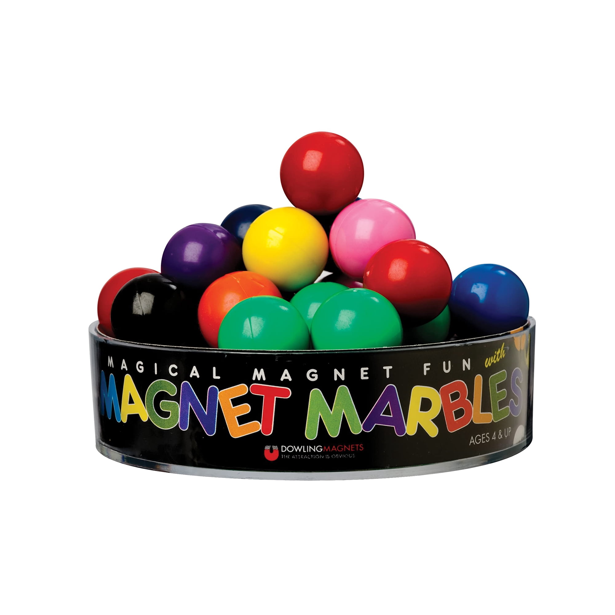 Juego De 20 Platos Transparentes Magnet Marbles Dowling Magnets 736606