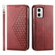 thumbnail image 1 of Funda Flip FOXDOCK para Motorola Moto G73 , Estilo Billetera con Diseño Rombo, Correa de Mano y Soporte, Uso Diario, 1 of 6