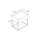 thumbnail image 4 of Velador Home Design Blanco Cromado, 4 of 4