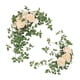 thumbnail image 4 of 2 Piezas De Guirnalda De Flores De Arco De Boda, Adorno Artesanal Para Fiesta, Hogar, Ceremonia, Color Blanco, 4 of 5