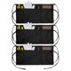 thumbnail image 1 of Delantal de cintura de lona Shelvestar con 3 bolsillos para jardinería, negro, 1 of 6