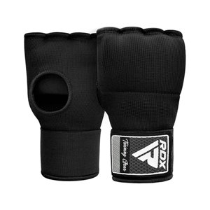 Guantes Rapidos Con Vendas Rdx - Wraps Hand Inner Negro Hyp-Is2B - Talla L