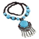 thumbnail image 3 of Collar Bohemio Encantos Regalos Decoración Larga Vacaciones Para Mujer Azul, 3 of 5
