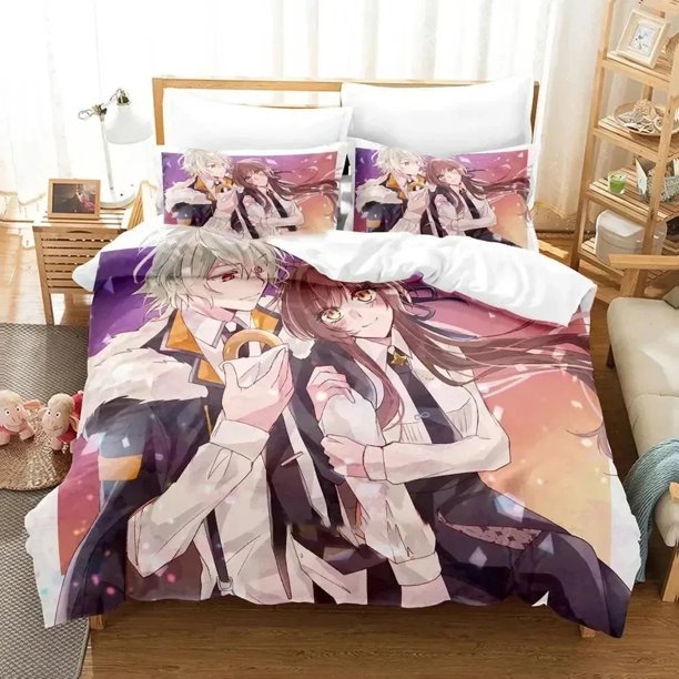 Game Collar X Malice Bedding Set Duvet Cover Bed Set Quilt Cover Pillowcase Comforter Boys Adult