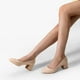 thumbnail image 3 of Zapatos Taco Beige Oficina Weide GH52, 3 of 6