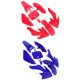 thumbnail image 1 of Juego De Carrocería De Carenado ABS Para Motocicleta HONDA XR50 CRF50, Rojo + Azul, 1 of 5