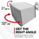 thumbnail image 5 of Par de soportes de pared Sound Bass Play 3 con inclinación ajustable y giratoria, 5 of 9