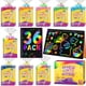 thumbnail image 1 of Cuaderno Party Favors Scratch Rainbow Art, paquete de 36 unidades para niños de 4 a 12 años, 1 of 7