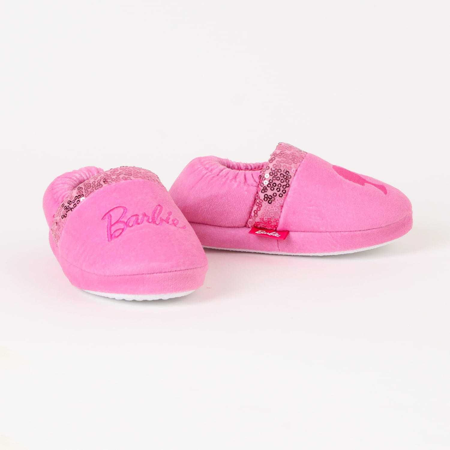 Pantufla Niña Lentejuelas Rosado Barbie