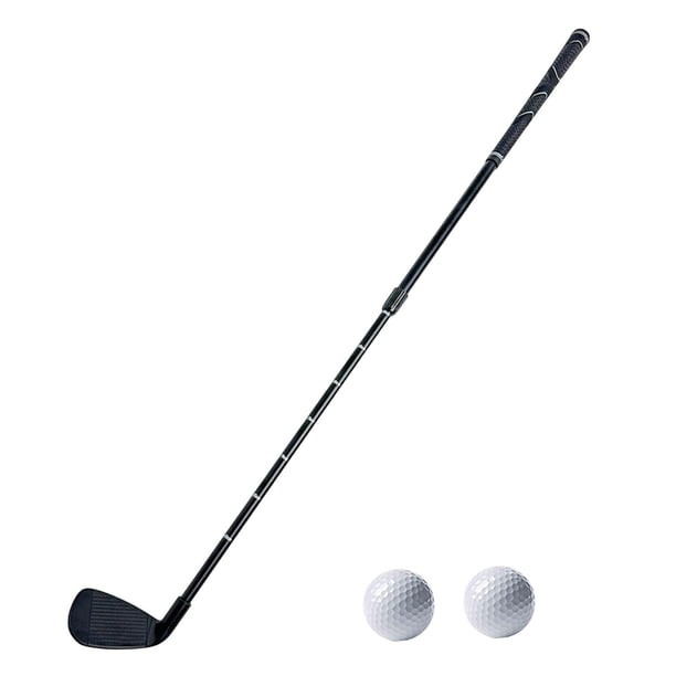 Golf Wedge Golf Chipper Club, golfista portátil de regalos Accesorios para principiantes Juegos deportivos al aire libre Club de chippes retráctil Negro