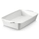 thumbnail image 1 of Fuente para Horno DOWAN de Cerámica 23x33 cm, Bandeja para Lasaña de 4.2 L Blanca, 1 of 6
