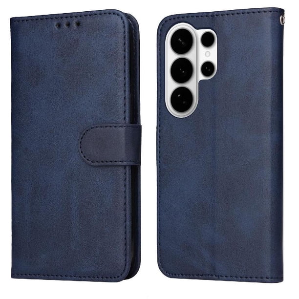 Funda Billetera para Samsung Galaxy S26 Ultra con Porta Tarjetas y Soporte Ajustable Azul