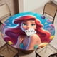 thumbnail image 5 of Mantel Ajustado Redondo La Sirenita Princesa Ariel Desmarcar 120 cm, 5 of 6