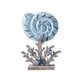 thumbnail image 1 of Estatuilla De Madera Escultura De Mesa Decoraciones De Playa Náuticas Estatuilla De Coral Buccino, 1 of 5