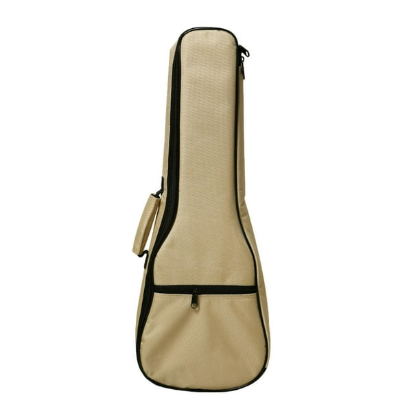 Bolsa De Ukelele, Bolsillo De Almacenamiento Portátil Para Clips De Afinación De Conciertos, Libros De Texto De Música, Color Caqui, 71 Cm X 28 Cm X 6 Cm