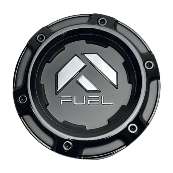 Tapón central de rueda FUEL OFF-ROAD 8x170/180 negro mate de enganche rápido