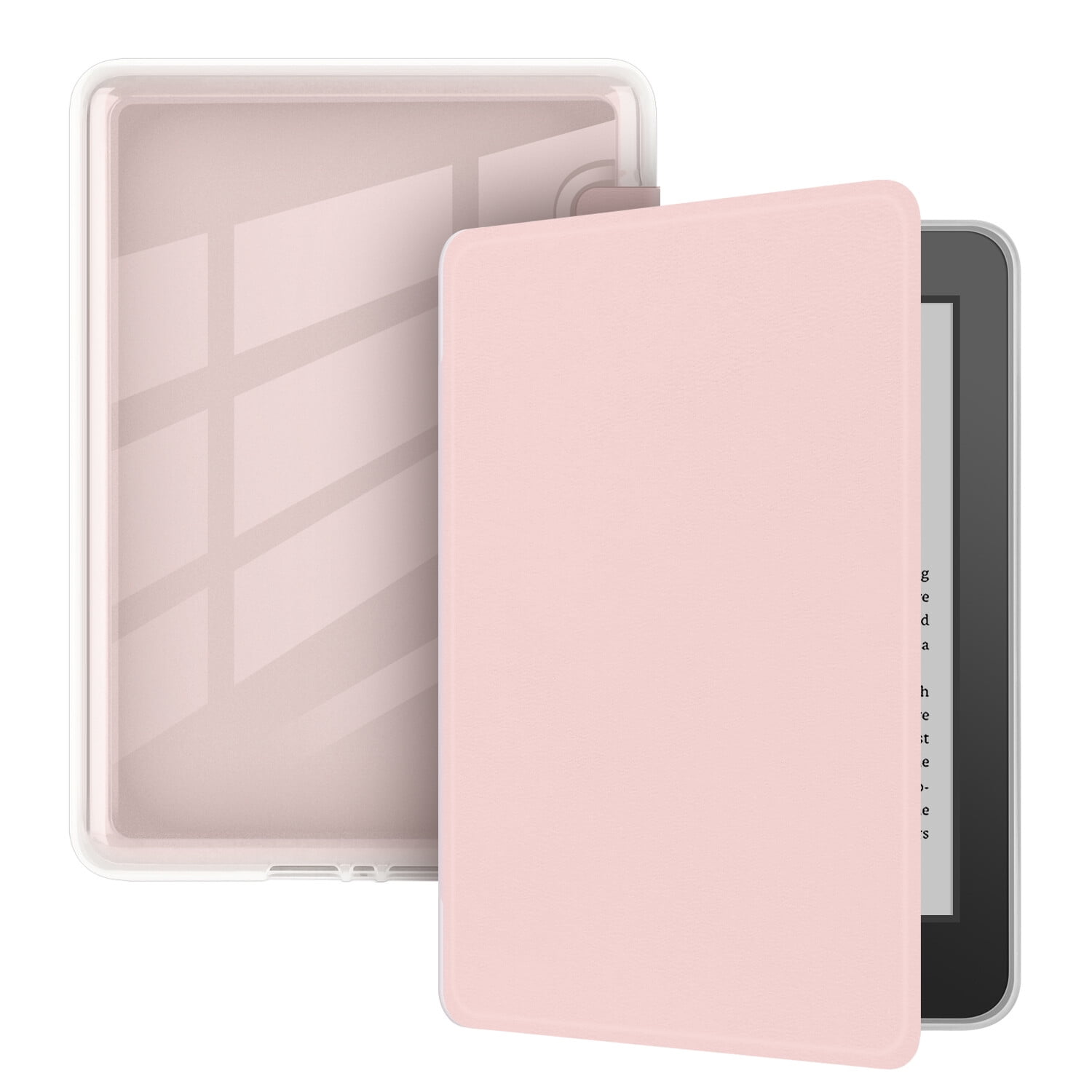 Gangxun Funda Rosa Compatible Con Kindle Paperwhite4 – Acrílica, Resistente A Salpicaduras, Modo Reposo Inteligente