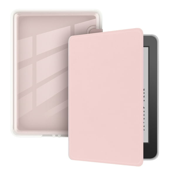 GANGXUN Funda Rosa Compatible con Kindle 11th Gen 2022 – Acrílica, Resistente a Salpicaduras, Modo Reposo Inteligente