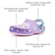 thumbnail image 3 of Zuecos Crocs Niños Bluey Clásico Azul/Rosa Talla 8, 3 of 8