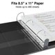 thumbnail image 3 of View Binder Staples 82679 Heavy Duty, 2 pulgadas y 3 anillos, negro, 3 of 7