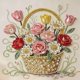 thumbnail image 1 of Kit de Pintura con Diamantes GEMFAMILY - Cesta de Flores, 1 of 8