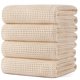 thumbnail image 1 of Toalla de baño POLYTE de microfibra de gran tamaño, secado rápido, 76,2 x 152,4 cm, paquete de 4, 1 of 5