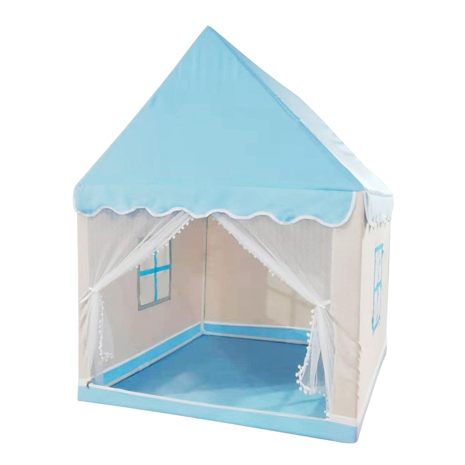 Magideal - Juegos Portátil Para Niños, Decoración De Habitación Infantil Interior, De Hadas, Campaña Para Niños Pequeños, Casa , Azul