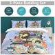 thumbnail image 5 of x415 My Neighbor Totoro Bed Duvet Cover Microfiber Bedding Sets 3D Printed Lightweight 3 Piece Comforter Sets, 1 Duvet Cover And 2 Pillow Shams for Kids Boys Girls 90"x90" jn415, 5 of 5