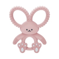 Baby Teether Dr. Brown'S Flexees Pink Bunny, 3 M+, 1 Paquete