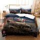 thumbnail image 1 of x601 Bed SheetsTank Duvet Cover Set Size War Theme Bedding Set Dirt Bike Quilt Cover For Kid Boys Men Comfortable Microfiber Quilt Cover 3-Piece Bedding Set (1 Duvet Cover + 2 Pillow Shams) nj601, 1 of 5