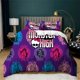 thumbnail image 1 of Teen Monster High Duvet Cover Set 3 Pieces Cartoon Bedding Set Lightweight Comforter Cover for Girls, 1 of 3
