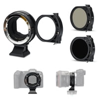 Adaptador De Montura De Objetivo Jjc Ef-Eos R Con Filtro Vnd Cpl Y Uv Canon