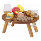 thumbnail image 2 of Mesa Tabla De Madera Picnic Plegable Frutas Picoteo Viajes, 2 of 3