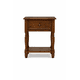 thumbnail image 1 of Velador Madera Maciza Natural 1 Cajón Estilo Clásico 55 cm, 1 of 9