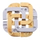 thumbnail image 3 of Set Metal Crafts Chinese Locks Puzzle EQ IQ Brain Teaser Kid Juguete Educativo, 3 of 3
