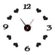thumbnail image 1 of Reloj de pared 3D grande creativo Decoración de pared decorativa con números Reloj de pared sin marco Kit de reloj de bricolaje para decoración de Negro, 1 of 5
