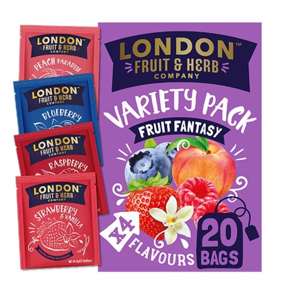Té London F&H Fruit Fantasy 20 bolsas sin cafeína